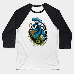 Peacock Baseball T-Shirt